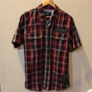 Harley Davidson red short sleeve shirt